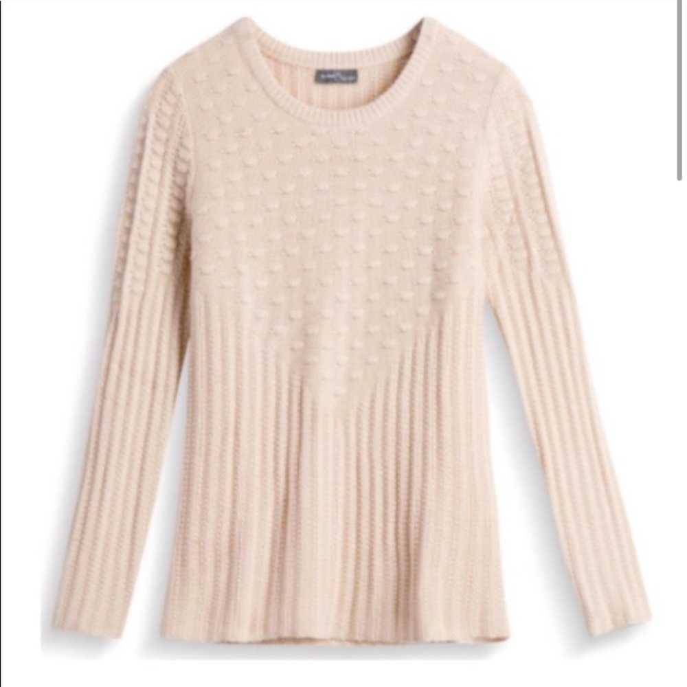 Cream, textured Stitch Fix sweater